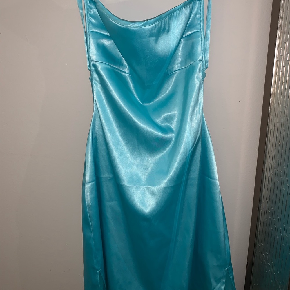 Silk slip dress, backless never worn